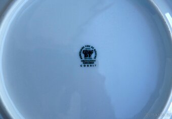 Talíře zdobené (zlato, kobalt) - 2