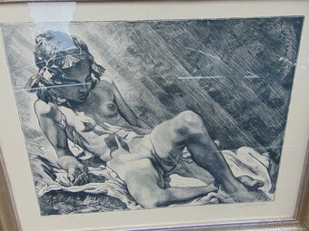 Obraz akt grafika - 2