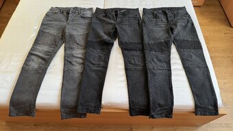 3x Pánské strečové džíny Rainbow slim fit vel. 34 - 2