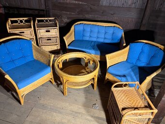 Ratanový set, zachovalý - 2