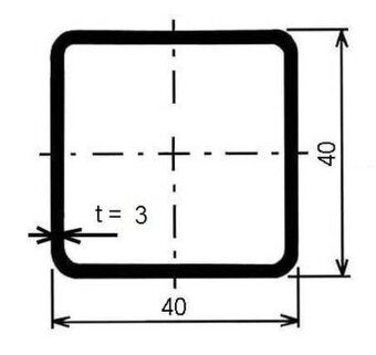 jekl čtvercový pozinkovaný - 2