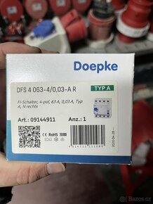 Doepke proudový chránič 40A DFS 4 040-4/0,03-A R - 2