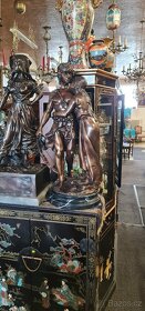 Velká bronzová socha-výška 90 cm - 2