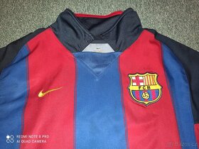 Fotbalový dres FC Barcelona (2003/04) Nike Vel. S - 2