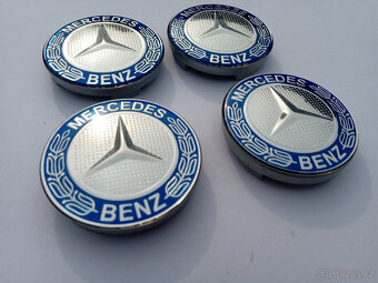 středové krytky Mercedes 64mm-61mm Rial Alutec - 2