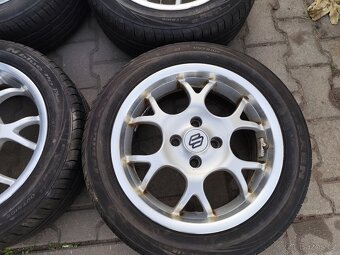 Alu kola 4 x 100 r15, letní 205/50/15 - 2