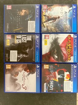 ps4/5 hry cena na foto - 2