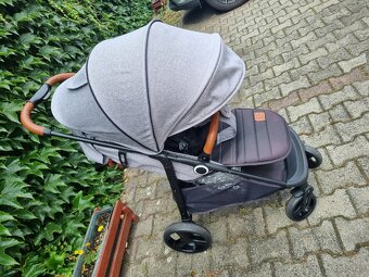 Kočarek Kinderkraft Grande Plus Grey - 2
