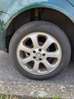 Alu kola Škoda R16, letní pneu nankang 205/55/16 - 2
