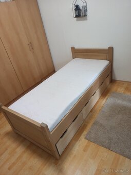 Postel z masivu 90 x 200 - 2