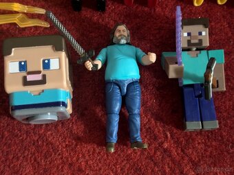 Figurky minecraft plysak a superhrdinove od playmobil - 2