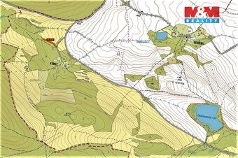 Prodej lesa, 1300 m², Konice u Mašťova - 2