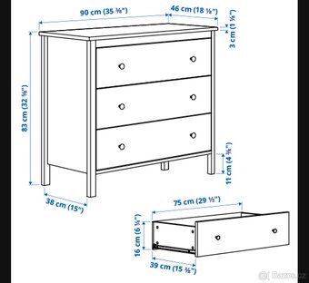 Komoda bílá z Ikea - 2