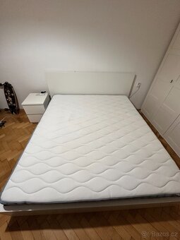 Rám postele – IKEA MALM 180×200 cm + 2 úložné šuplíky + rošt - 2