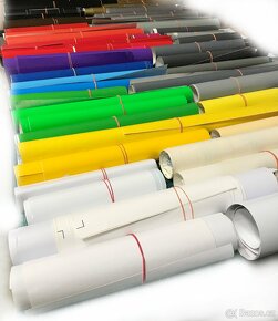 Profesionální PVC/vinylové folie pro řezanou grafiku - 2