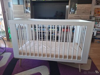 Postýlka sifie bílá 120×60 - 2