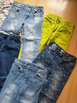 Džíny, kalhoty vel. 128 - 2