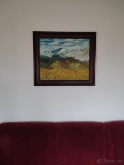 Obraz v dřevěném rámu - 2