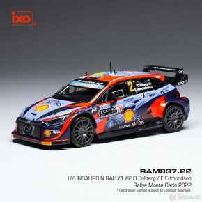Modely Hyundai i20 N Rally1 1:43 IXO - 2