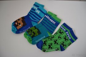 Ponožky Minecraft 27/30 - 2