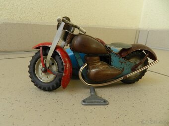 MOTORKA SE SAJTNOU - DRUKOV - 50 léta ČSSR - 2