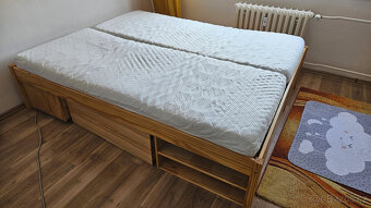 Manželská postel s úložným prostorem 160x200 - 2