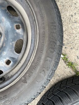 Plechové disky Škoda Fabia 1 5x100 6x14 ET43 185/60r14 zimní - 2