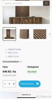 Dekorační lamely - 2