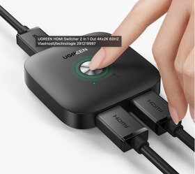 UGREEN HDMI Switcher 2 In 1 Out 4Kx2K 60HZ - 2