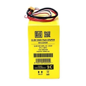 LiFePO4 Akumulátor / Baterie Elerix 12,8V 24Ah - 2