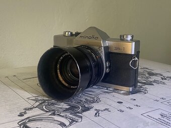 Minolta SR-1 + Minolta Auto Rokkor-PF 55mm f/1.8 + sluneční - 2