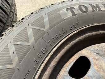 165/70 R14 Sada plechových kol Škoda/VW 4 kusy - 2