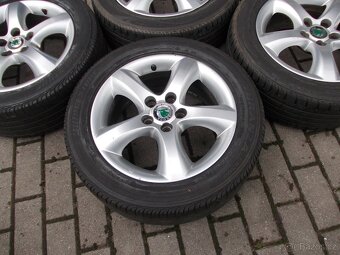 5x100 R15 orig ŠKODA s PNEU 195/55R15 - 2