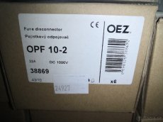 Pojistkovy odpojovač Opf 10-2 - 2