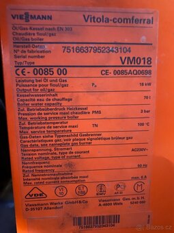 Kotel na olej Viessman 18kw - 2