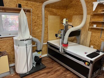 CNC frézka KOMPAS F1500 2,2kW + odsávání a příslušens - 2