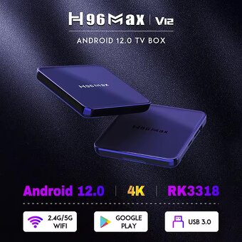 H96 MAX V12 Smart TV Box Android 12 4GB 64GB - 2