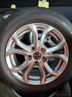 Alu kola original Mazda, R16 + letní pneu 215/60 R16 - 2