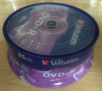 Prodám Verbatim DVD+R balení 25ks - 2