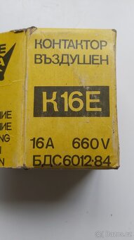 Elektrický stykač K16 E za - 2
