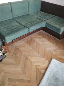 Gauč rozkládací r 1950,úložný - 2