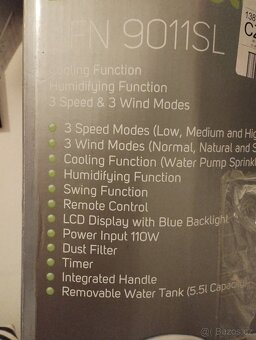 větrák- ochlazovač vzduchu Sencor - 2