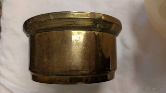 starý mosazný závěsný barometr - 2