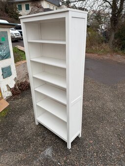 Knihovna IKEA Hemnes - bíl. mořidlo - 2