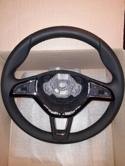 škoda fabia, octavia, superb, scala, VOLANT Nový kožený - 2