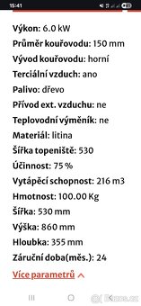 Jotul I 150 CB FL rovné sklo bezroštoví dvojitý spalování - 2
