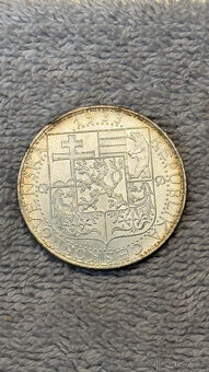 Stříbrná mince Československo – 20 Kčs 1933 (15. výročí repu - 2