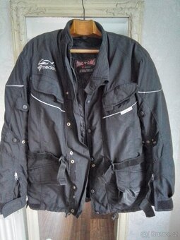 Motorkářska bunda xl, bunda na motorku - 2