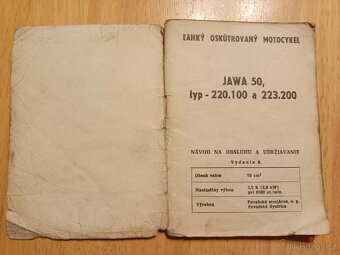 Jawa 50 Pionýr-návod k obsluze - 2
