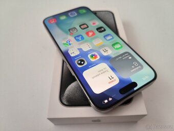 apple iphone 15 PRO MAX 256gb White Titanium 100% Batéria - 2